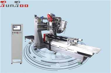 Treaxlig portalborstmaskin med borrning-4